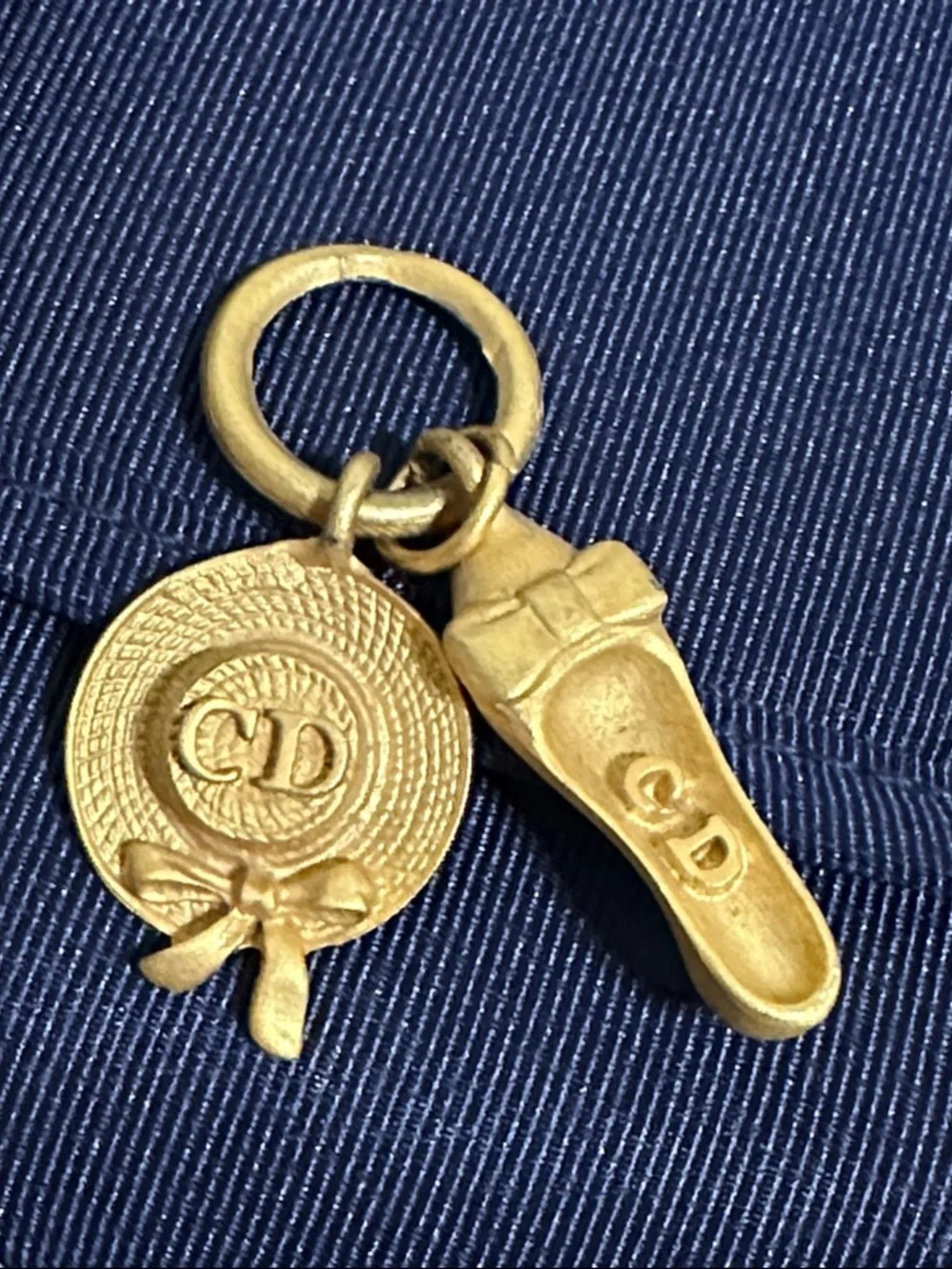 Dior navy canvas